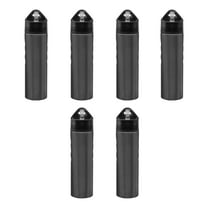 Slim Stainless Steel Water Bottles 25 oz, 6 pack, Reusable Gym Sports Bulk Pack, Charcoal