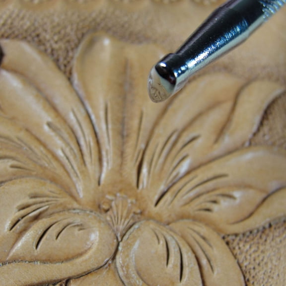 Leather Stamping Tool, XSm Smooth Pear Shader Stamp, P233, Leather Stamping Tool Stamp, Craft Japan Leathercraft Tool