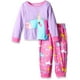 Komar Kids Pyjama pour Filles T-Shirt et Pantalon de Licorne Vêtements de Nuit – image 3 sur 3