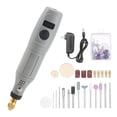thumbnail image 2 of Portable Power  Tool Kit Mini Electric Grinder Tool 18000RPM High Speed Polishing Tool with Multiple Attachments for Wood Carving Jewelry Making Crafting, 2 of 7