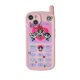 thumbnail image 1 of Funda de teléfono Retro 3D rosa para iPhone 14 Plus 13 12 11 Pro Max, bonita carcasa de TPU suave de Disney, Gato María, dibujos animados, Melody Kitty Pochacco zhangmengya LED, 1 of 2