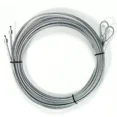 thumbnail image 2 of 2 Pack 9.6 FT Garage Door Cables Torsion Spring Wire, Replacement Silver, 2 of 5