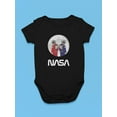thumbnail image 3 of NASA Nasa Astronaut Duo Over Moon Bodysuit Infant -NASA Designs,  24 Months, 3 of 4