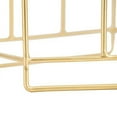 thumbnail image 4 of Square Metal Magazine Rack - Gold Finish, 4 of 4