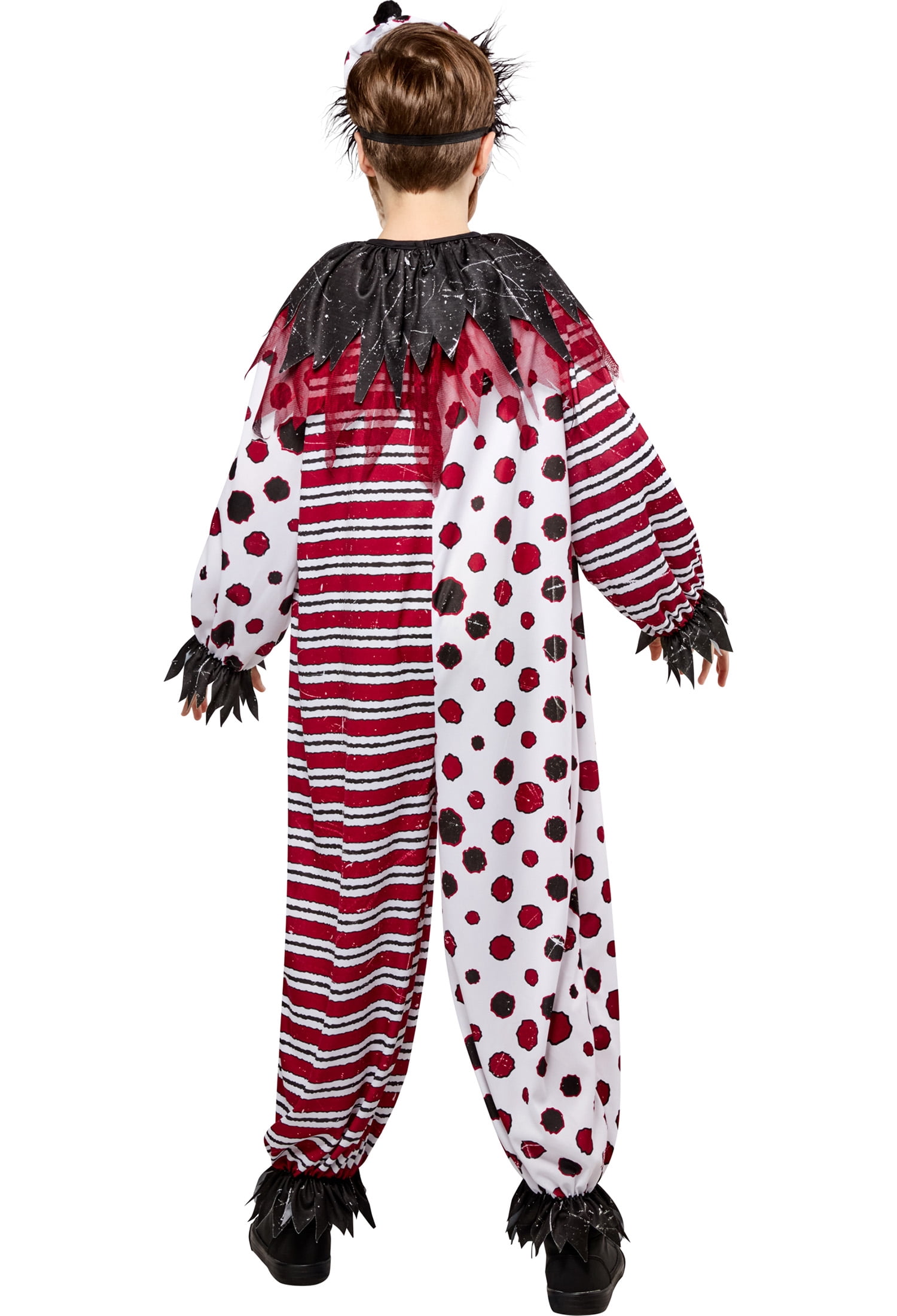 Creepy Clown Halloween Costume for Children, Boy's Size XL (14/16), by Way to Celebrate