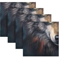 thumbnail image 5 of GZHJMY Wolf Cloth Napkins Set of 1,Reusable Washable Polyester Dinner Table Napkins for Kitchen,Dining,Restaurant,Party Decoration, 5 of 7