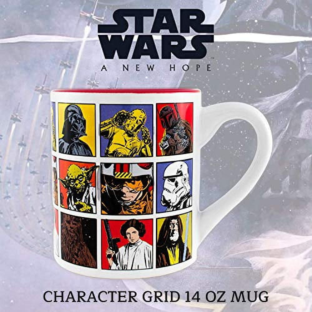 Star Wars Grid Coffee Mug - NerdKungFu