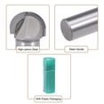 thumbnail image 4 of Uxcell 1/2" Shank 3/4 inch Cutting Dia. Core Box 2 Flutes High-carbon Steel Tip Router Bit, 4 of 5