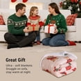 thumbnail image 6 of Cozy Printed Throw Christmas Blanket - 300 GSM Fleece Throw Size for Home Decoration, Ultra Soft Blanket (Throw - 50" x 60") - I, 6 of 6