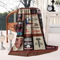 thumbnail image 2 of Ultra Soft Nurse Theme Blanket Microfiber Flannel Blanket Gifts for Women Nurses Warm Cozy Fuzzy Throw Blanket for Bed and Couch 40x50 Inch, 2 of 6