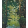 thumbnail image 3 of Santiago Rusiñol 15x17 Black Modern Framed Museum Art Print Titled - Bades Park, Arbucies, 3 of 5