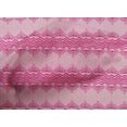 thumbnail image 4 of oneOone Cotton Cambric Fabric Floral & Chevron Block Print Fabric BTY 56 Inch Wide, 4 of 4