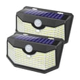 thumbnail image 1 of Luces solares para exteriores HMCITY 120 LED con sensor de movimiento IP65, 1 of 6
