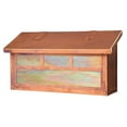 thumbnail image 1 of Americas Finest Lighting AF-3032-OP-GI Double T Horizontal Mailbox, Gold Iridescent - Old Penny, 1 of 1