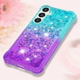thumbnail image 4 of Case for FOXDOCK Samsung Galaxy A15 Glitter Zipper Wallet Case with Short Hand Strap, 4 of 5