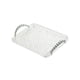 thumbnail image 5 of Bandeja rectangular para servir, bandeja para servir, almacenamiento de maquillaje, organizador de tocador de baño Claro, 5 of 9