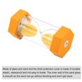 thumbnail image 3 of Uxcell 3 Minute Sand Timer, Hexagon Small Sandy Clock, Count Down Sand Glass Orange, 3 of 5