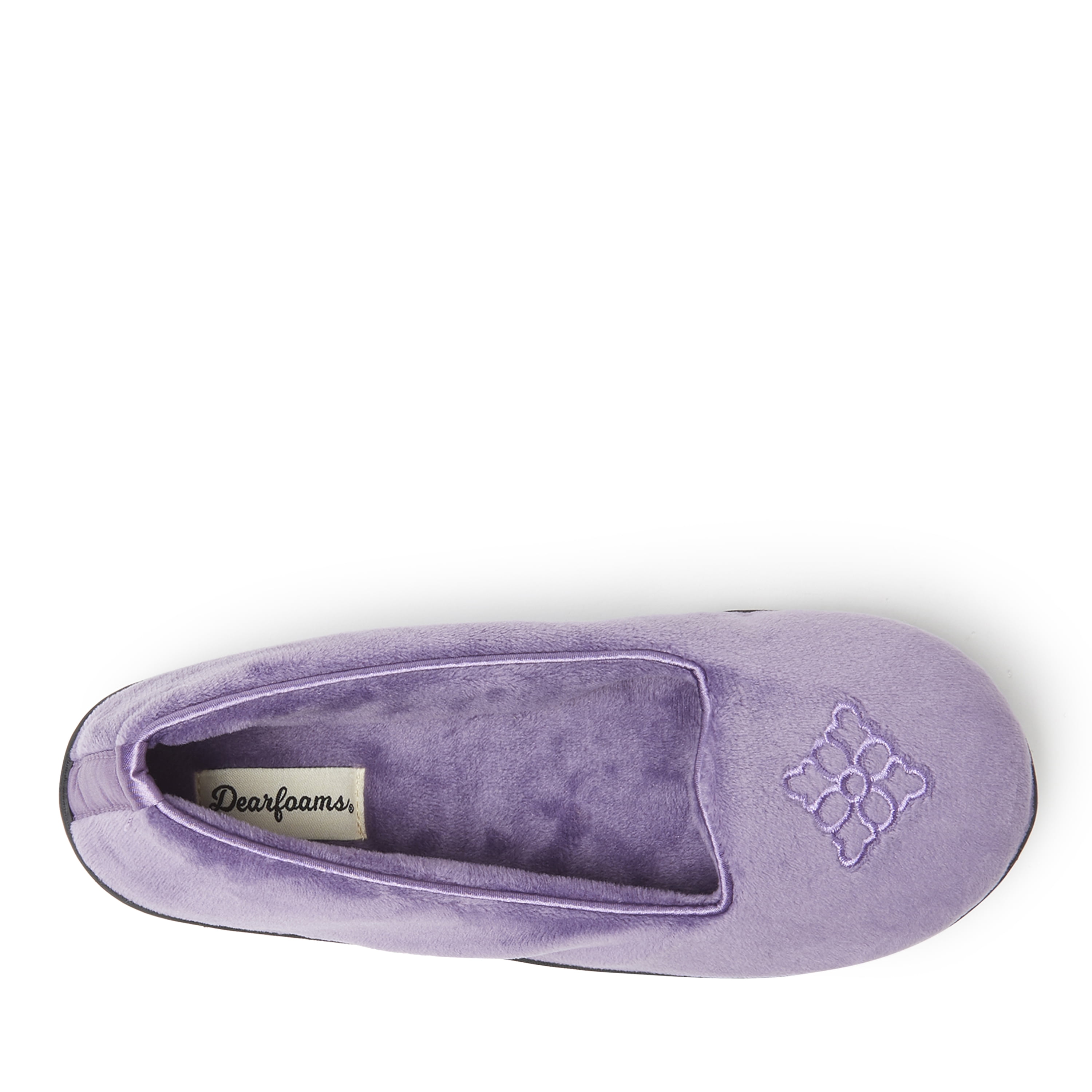 Dearfoam store purple slippers