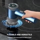 thumbnail image 4 of Cepillo limpiador eléctrico recargable Yashi alta potencia para platos azulejos ventanas, 4 of 4