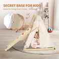thumbnail image 3 of JOYMOR kids Pikler Triangle Climber Arch Rocker with Cushion Sensory Table Set, Climbing Toys ,Basin & Blackboard, 3 of 14