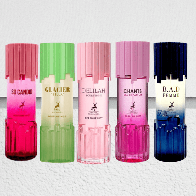 Perfume Body Mist Maison Alhambra Al Hambra, 250 ml, juego de 5