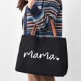thumbnail image 2 of Mom Mama Bag Mother Gifts Momlife Tote for Hospital, Shopping, Beach, Travel, 2 of 11
