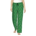 thumbnail image 2 of Lsque Tennis Rockets And Balls Print Women's Pajama Pants, Lounge Pant - Comfortable Home Wear,Elastic Waistband, Stylish Design-Large, 2 of 9