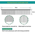 thumbnail image 2 of Dog Combs, Metal Cat Comb for Removing Knots and Tangles, Professional Grooming Tool for Dogs, Cats, and Other Long-Haired Pets., 2 of 5