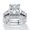 Platinum-plated Brass, variant on 3.81 TCW CZ 2-Piece Bridal Set in Platinum Plated .925 Sterling Silver