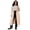 New Khaki, variant on Women's Plus Size Belted Trench Coat