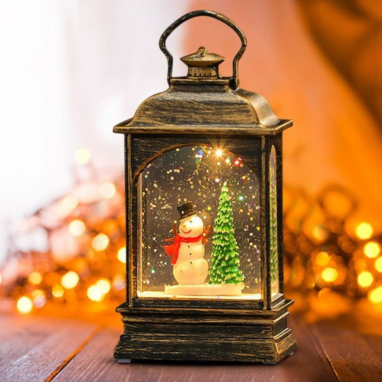 ライト・ランタン BONBONERO CASE natal design Christmas Lantern, Santa Claus Lantern, Battery Operated LED