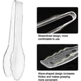 thumbnail image 4 of 6 pinzas multifuncionales de plástico transparente y para tartas, findTop 4 cucharadas de palomitas de maíz, 2 pinzas de plástico transparente, cucharadas para botes, postres, café, frijoles, azúcar, 4 of 5