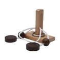 thumbnail image 4 of Disentanglement Puzzle Brain Teaser Puzzle Interlocking Unlocking Threading Rope Loop Puzzle for Creativity Passing Time A, 4 of 8