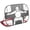 Red, variant on Popup Soccer Goal Set for Football Training Goal Net Outdoor Sports Activity Portable Soccer Net Backyard Toy