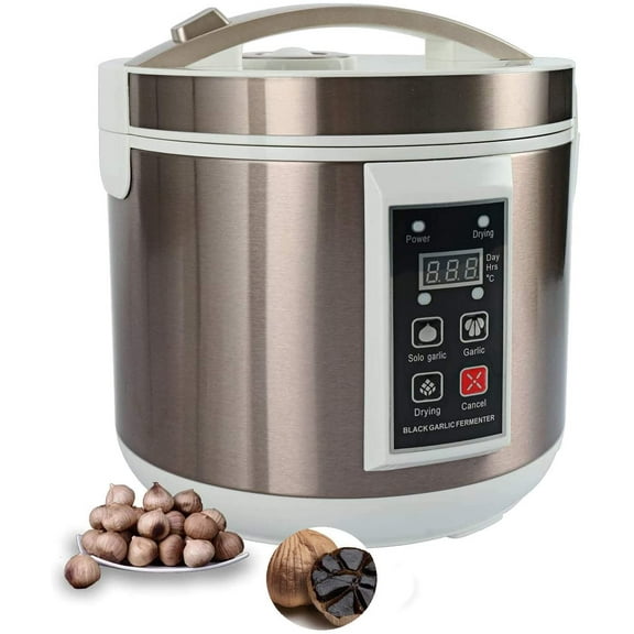 INTBUYING 5L Black Garlic Fermenter Full Automatic Black Garlic Maker for Multiple Clove Garlic Cooker Pot