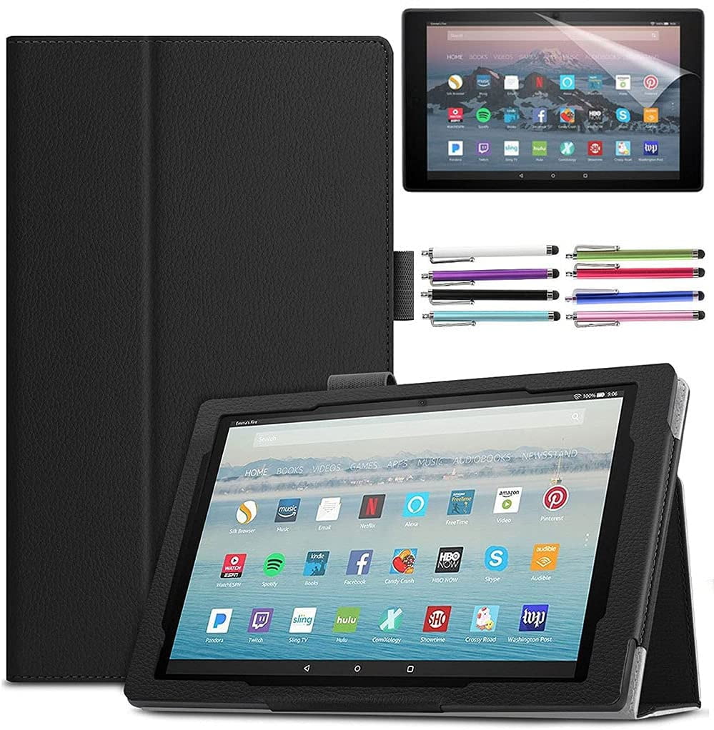 fire HD10 Tablets Protect Case 2017 PU Leather Slim Protective Case for fire HD10 Case Cover Shell Leather Cover Sleeve Pouch Super Fit