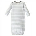 thumbnail image 3 of Touched by Nature Baby Boy Organic Cotton Long-Sleeve Gowns 3pk, Boho Fox, 0-6 Months, 3 of 4