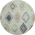 thumbnail image 2 of Addison Rugs Mayfield Premium Machine Washable Transitional Geometric Aloe Round Rug, 8' x 8', 2 of 6