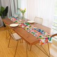 thumbnail image 2 of Yayeee Table Runner 90 inches Long Home Kitchen Dinning Party Decoration, Pink Colorful Circles, 2 of 7
