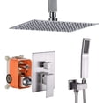 thumbnail image 1 of American Imaginations Wall Mount Stainless Steel Shower Kit In Brushed Nickel Color AI-34369, 1 of 6