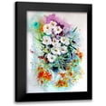 thumbnail image 1 of Kovacs, Anna Brigite 19x24 Black Modern Framed Museum Art Print Titled - White Flowers, 1 of 5
