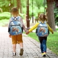 thumbnail image 6 of DIXRUYEE Backpack Lovely Tiger’s Floral Splash Pattern Pattern Suitable Schoolbag, 6 of 7