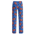 thumbnail image 4 of Spider Hero Women's Pajama Pants Loose Lounge Wear Elastic Waist Drawstring Sleepwear Graphic Printed Casual Home Pajamas Soft Straight Leg Pj Bottoms for Everyday Comfort, Dark Blue, XL, 4 of 7