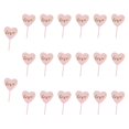 thumbnail image 2 of 20 adornos para tartas de cumpleaños, letreros con forma de corazón y letras de amor, para decoración de tartas, cupcakes, fiestas, baby showers y, 2 of 8