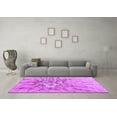 thumbnail image 3 of Ahgly Company Indoor Square Abstract Purple Contemporary Area Rugs, 4' Square, 3 of 4