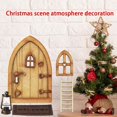 thumbnail image 3 of Juego decorativo navideño de minicasa de muñecas de 10 piezas Mini puerta decorativa de gnomo, 3 of 5
