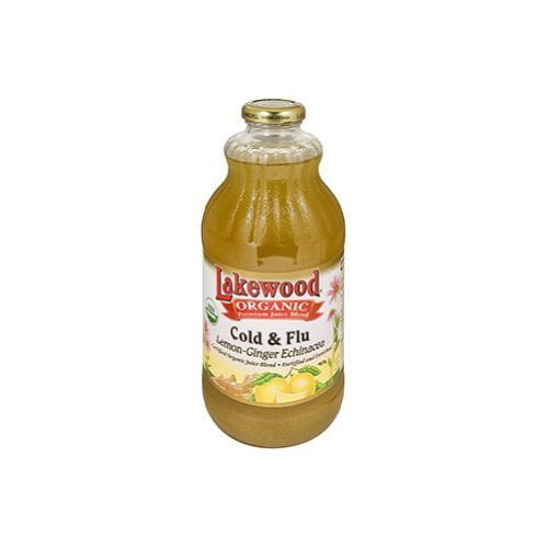 Lakewood Organic Lemon Ginger Echinacea Juice 32 FZ (Pack of 12