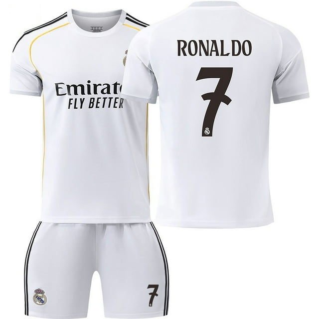 2526 Home Training Jersey 9# Mbappelo 7# Vinicus 10# 5# Football Jersey Set