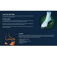 thumbnail image 6 of Apex A-Wave Orthotics for Low, Medium, or High Arches - Firm: Green Unisex Shoe Insoles, 6 of 9
