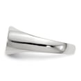 thumbnail image 3 of Real 14kt White Gold 7.5x13.5mm Open Back Signet Ring Size: 6; for Adults and Teens; for Women and Men, 3 of 5